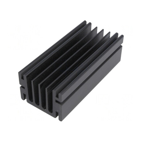 Radiator Extrudat TO220 Negru 100x46x33mm | Electronic-mag.ro | Componente Electronice