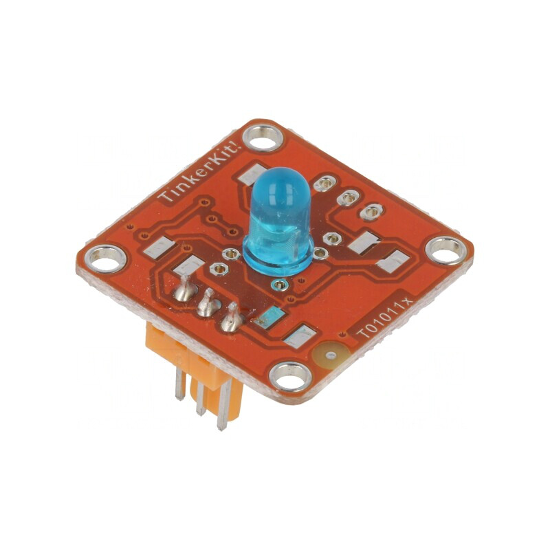 Modul Extensie 3pin LED Albastră 5mm Prototip | Electronic-mag.ro | Componente Electronice