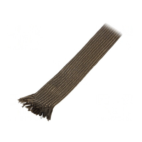 Manșon Electroizolant Fibră de Bazalt Kaki 10m | Electronic-mag.ro | Componente Electronice