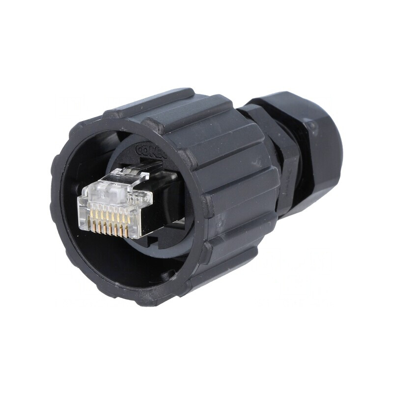 Mufă RJ45 Ecranat Cat 5e 8p8c | Electronic-mag.ro | Componente Electronice