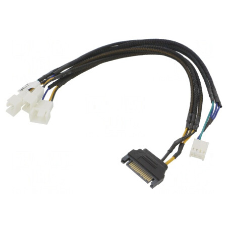 Cablu Alimentare Ventilatoare 0.3m | Electronic-mag.ro | Componente Electronice
