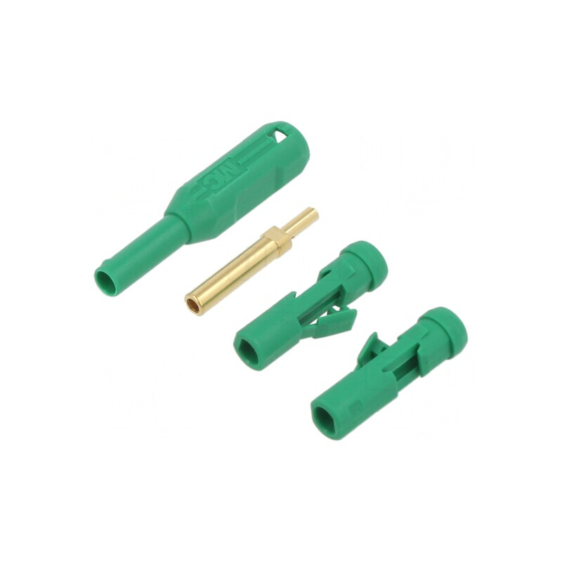 Soclu Banană 2mm Verde Aurit | Electronic-mag.ro | Componente Electronice