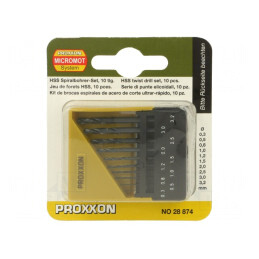 Set Burghie Metal HSS 10 Buc Cutie Metalică | Electronic-mag.ro | Componente Electronice