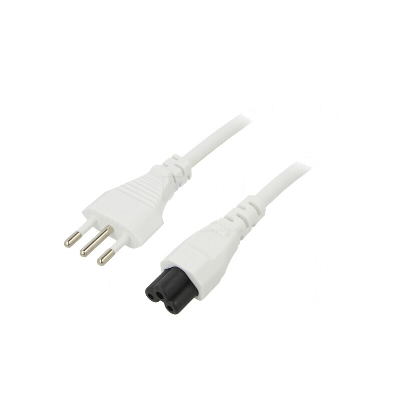 "Cablu Alimentare 3x0.75mm2 IEC C5 5m 10A" | Electronic-mag.ro | Componente Electronice