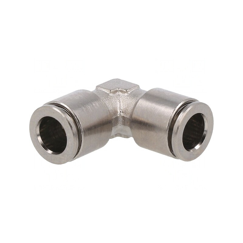 Racord push-in unghi 90° alamă nichelată | Electronic-mag.ro | Componente Electronice