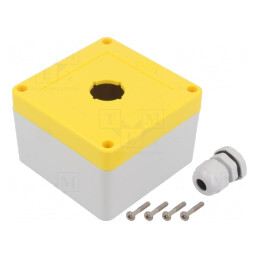 Carcasă ABS pentru pilot 90x90x60mm | Electronic-mag.ro | Componente Electronice
