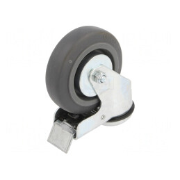Roată de Transport 100mm cu Blocare | Electronic-mag.ro | Componente Electronice