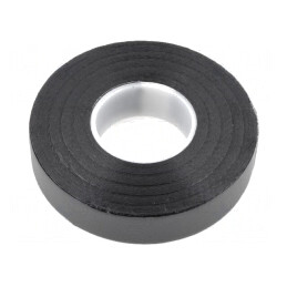 Bandă autoamalgamantă neagră 19mm 10m | Electronic-mag.ro | Componente Electronice