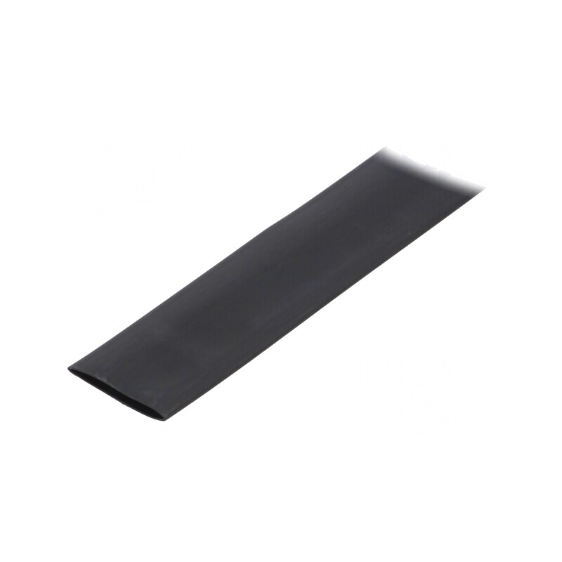 Manşon termocontractabil cu adeziv negru 25,4mm 1m | Electronic-mag.ro | Componente Electronice