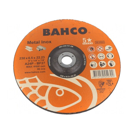 Disc de șlefuire 230mm 22,23mm 6,5mm | Electronic-mag.ro | Componente Electronice