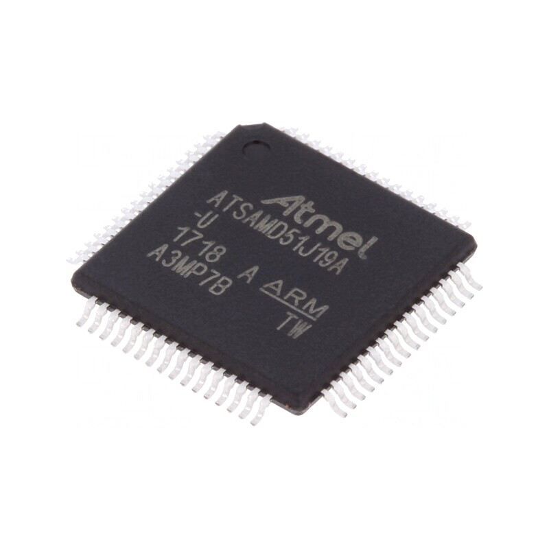 Microcontroler ARM TQFP64 1.71-3.6VDC ATSAMD5 | Electronic-mag.ro | Componente Electronice