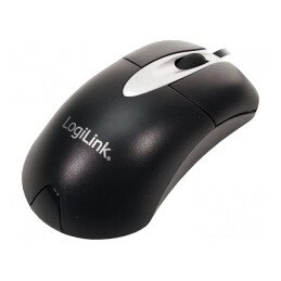 Mouse optic negru USB cu cablu 1,5m și 3 butoane | Electronic-mag.ro | Componente Electronice