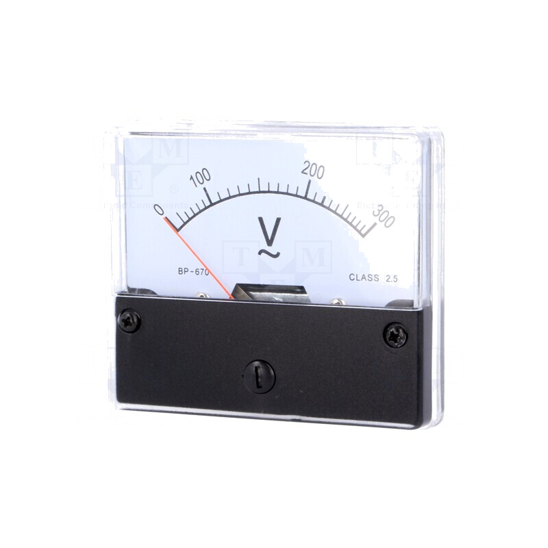 Voltmetru Panou 0-300V Ø52mm | Electronic-mag.ro | Componente Electronice