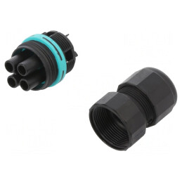 Conector Alimentare AC Terminal cu Şurub 7-12mm Mamă