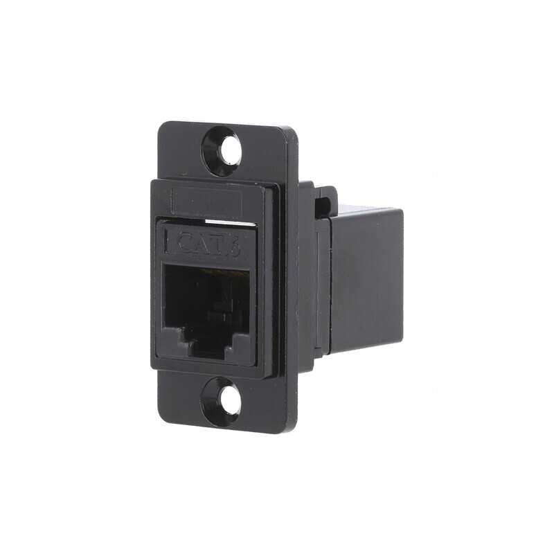 Adaptor DUALSLIM Cat 6 Metal 8p8c 29mm | Electronic-mag.ro | Componente Electronice