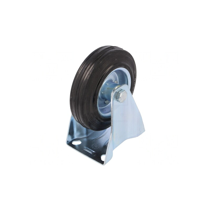 Roată de transport rigidă 125mm 100kg gumă | Electronic-mag.ro | Componente Electronice Roată de transport rigidă 125mm 100kg gumă | Electronic-mag.ro | Componente Electronice