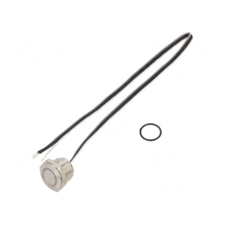 Comutator anti-vandalism 16mm IP65 50mA 24V | Electronic-mag.ro | Componente Electronice