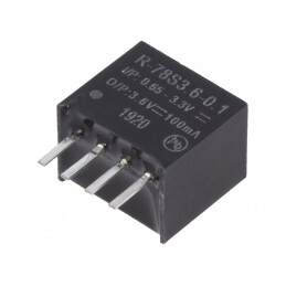 Convertor DC/DC 0,36W 0,65-3,3V la 3,6V 0,1A | Electronic-mag.ro | Componente Electronice