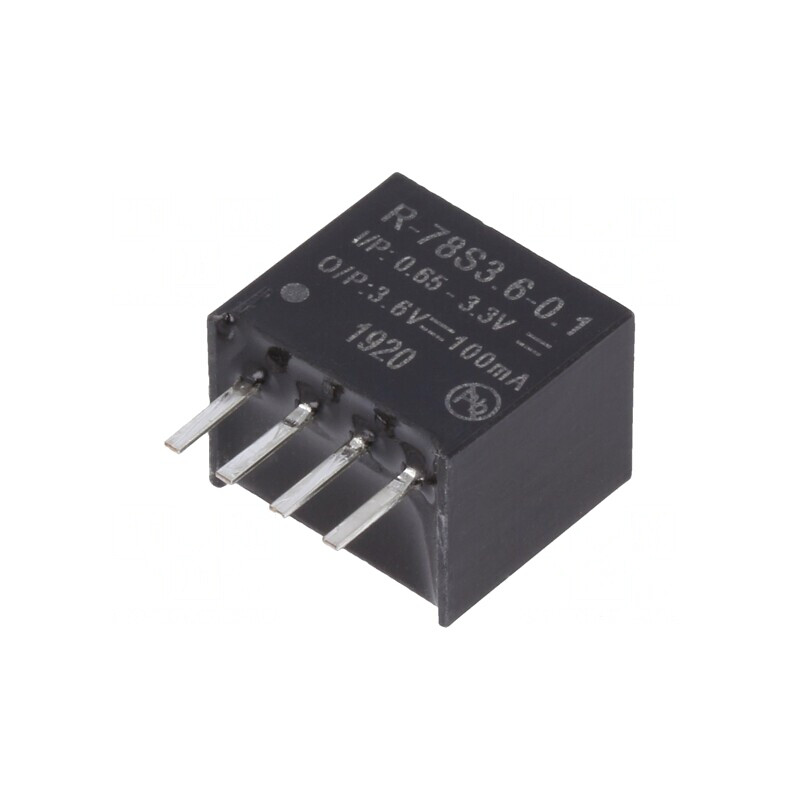 Convertor DC/DC 0,36W 0,65-3,3V la 3,6V 0,1A | Electronic-mag.ro | Componente Electronice
