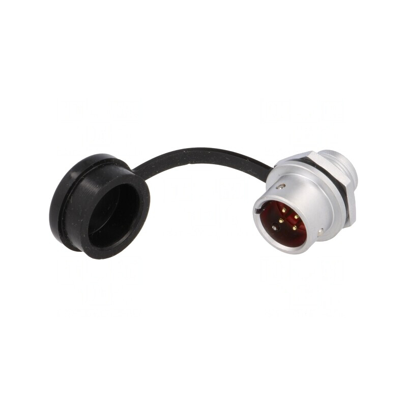 Soclu SF12 4 PIN IP67 5A 200V 0.75mm2 | Electronic-mag.ro | Componente Electronice