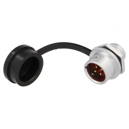 Soclu SF12 4 PIN IP67 5A 200V 0.75mm2 | Electronic-mag.ro | Componente Electronice