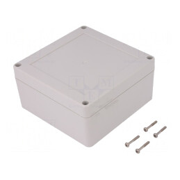 Carcasă Universală 120x120x60mm cu Bucșă Alamă | Electronic-mag.ro | Componente Electronice