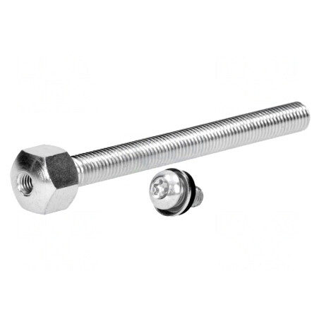 Știft oțel zincat M16 125mm | Electronic-mag.ro | Componente Electronice