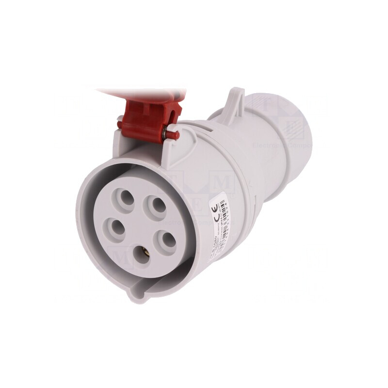 Conector Alimentare AC Trifazat Mufă Mamă 16A 400VAC IP44 | Electronic-mag.ro | Componente Electronice