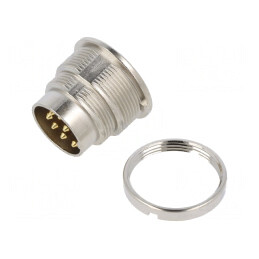 Conector M16 8-PIN IP40 0,75mm2 5A 60V | Electronic-mag.ro | Componente Electronice