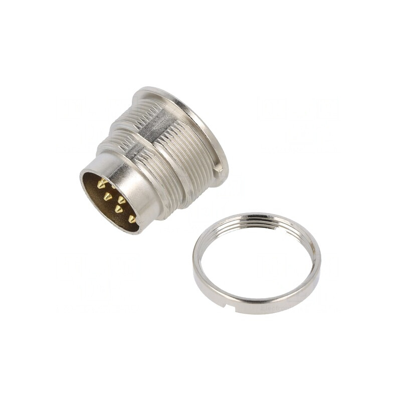 Conector M16 8-PIN IP40 0,75mm2 5A 60V | Electronic-mag.ro | Componente Electronice