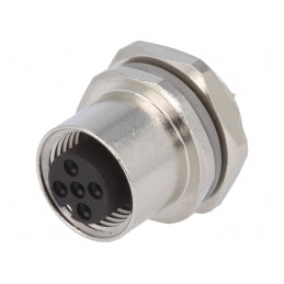 Soclu M12 4 PIN mamă IP67 pentru lipire | Electronic-mag.ro | Componente Electronice