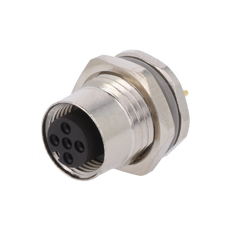Soclu M12 4P Mamă IP67 250V | Electronic-mag.ro | Componente Electronice