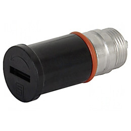 Adaptor Siguranțe Cilindrice 5x20mm 16A Negru 500VAC FUL | Electronic-mag.ro | Componente Electronice