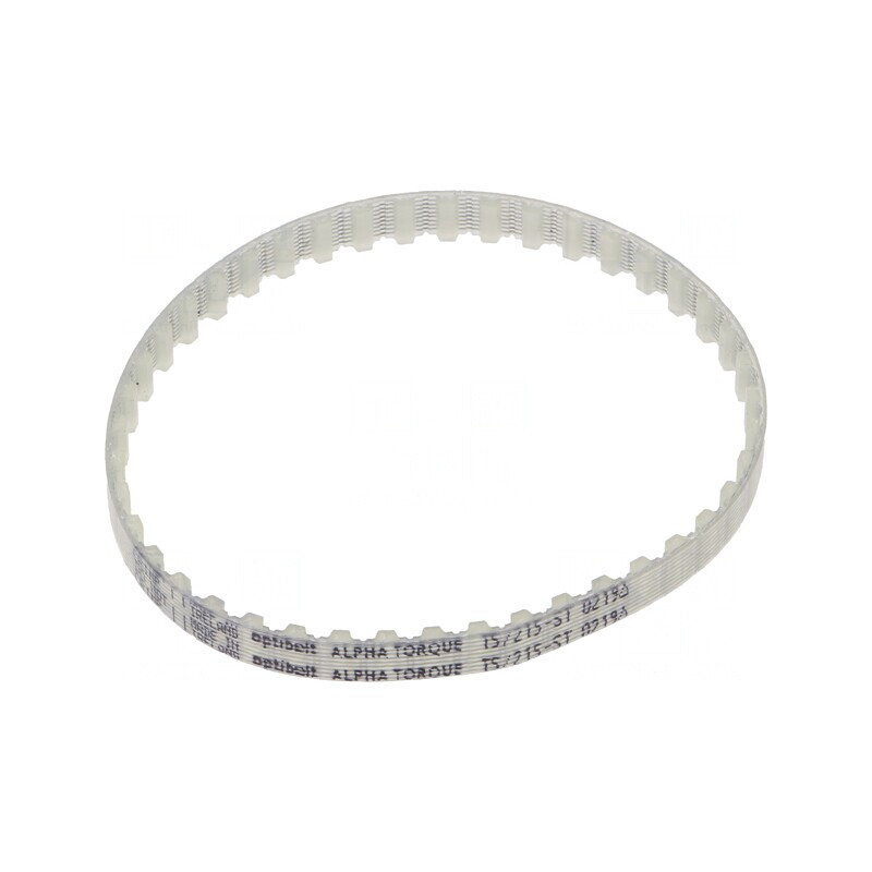 Curea dințată T5 6mm 215mm | Electronic-mag.ro | Componente Electronice