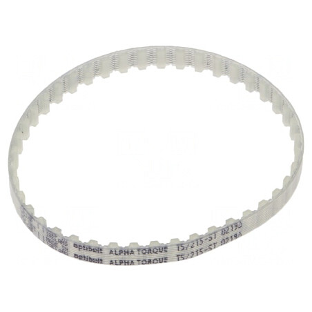Curea dințată T5 6mm 215mm | Electronic-mag.ro | Componente Electronice