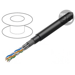 Cablu S/FTP Cat6a Exterior pentru Transmisie de Date | Electronic-mag.ro | Componente Electronice