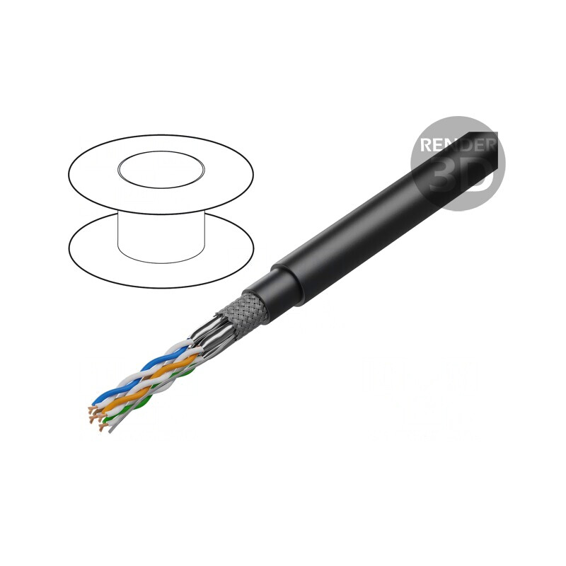 Cablu S/FTP Cat6a Exterior pentru Transmisie de Date | Electronic-mag.ro | Componente Electronice Cablu S/FTP Cat6a Exterior pentru Transmisie de Date | Electronic-mag.ro | Componente Electronice