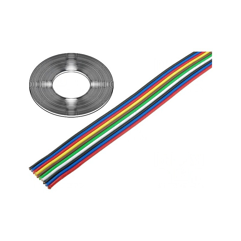 Cablu bandă neecranat PVC 10x0,5mm2 500V | Electronic-mag.ro | Componente Electronice Cablu bandă neecranat PVC 10x0,5mm2 500V | Electronic-mag.ro | Componente Electronice