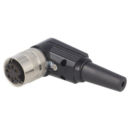 Mufă Mamă Conector M16 7-PIN Lipire pe Cablu IP40 | Electronic-mag.ro | Componente Electronice