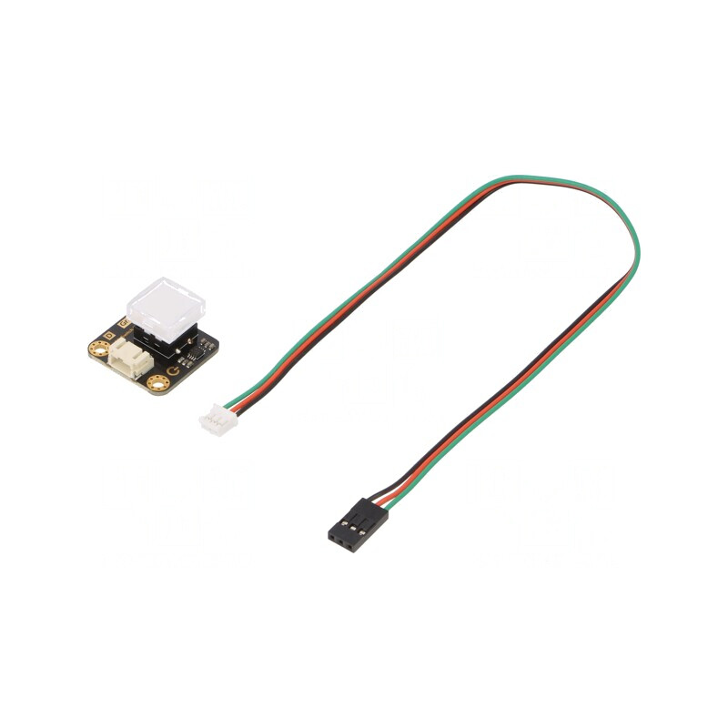 Modul Buton Digital Gravity 3.3-5VDC 27x26.5mm cu Cabluri | Electronic-mag.ro | Componente Electronice