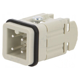 Conector HDC tată EPIC H-A 4 pini 23A | Electronic-mag.ro | Componente Electronice