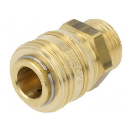 Conector rapid alamă 41mm G 1/2 35 bar | Electronic-mag.ro | Componente Electronice