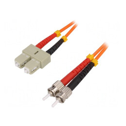 Patch cord fibră OM2 SC/ST 3m portocaliu | Electronic-mag.ro | Componente Electronice