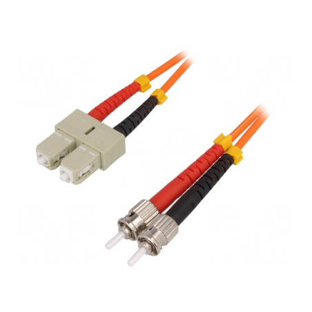 Patch cord fibră OM2 SC/ST 3m portocaliu | Electronic-mag.ro | Componente Electronice