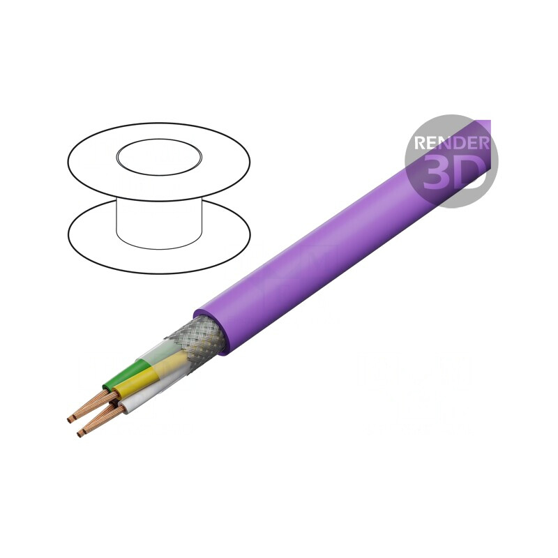 Cablu CAN bus 4x1x0,75mm2 PVC Violet 300V | Electronic-mag.ro | Componente Electronice Cablu CAN bus 4x1x0,75mm2 PVC Violet 300V | Electronic-mag.ro | Componente Electronice