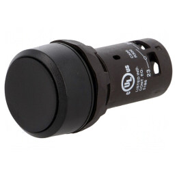 Comutator Push-Button 22mm 1 NO Negru | Electronic-mag.ro | Componente Electronice