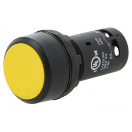 Comutator Galben 22mm 1 NO | Electronic-mag.ro | Componente Electronice