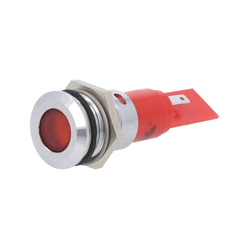 Lampă de Control LED Roșie 24V Ø16mm | Electronic-mag.ro | Componente Electronice