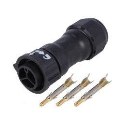 Conector Circular Mufă 3 PIN X-Lok | Electronic-mag.ro | Componente Electronice