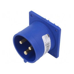 Conector alimentare AC trifazat 32A 230V IP44 | Electronic-mag.ro | Componente Electronice